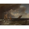Морской пейзаж с надвигающимся штормом - Тернер, Джозеф Мэллорд Уильям