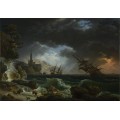Кораблекрушение во время шторма - Верне, Клод Жозеф
