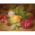 Картина «Розы и вишни» - Лауэр, Йозеф