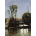Лодки на Сене, 1871 - Лебург, Альберт 