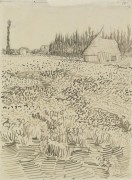 Ландшафт с хижиной (Landscape with Hut), 1888 - Гог, Винсент ван