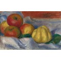 Натюрморт с яблоками и айвой - Ренуар, Пьер Огюст