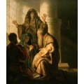 Анна и Симон в храме - Рембрандт, Харменс ван Рейн