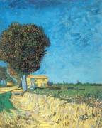 Сельская улица близ Арля (Lane near Arles (Side of a Country Lane)), 1888 - Гог, Винсент ван