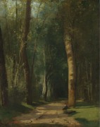Аллея в лесу, 1859 - Писсарро, Камиль