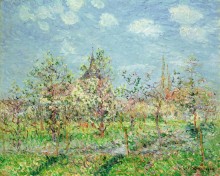 Цветущий фруктовый сад - Луазо, Гюстав