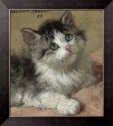 Любознательный котенок, 1893 - Роннер-Книп, Генриетта 