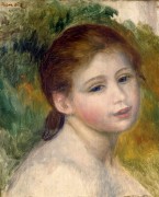 Голова женщины - Ренуар, Пьер Огюст