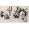 Две кисти и две руки  (Two Hands and Two Arms), 1884-85 - Гог, Винсент ван