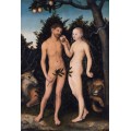 Адам и Ева в Эдемском саду - Кранах, Лукас Старший