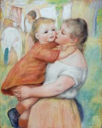 Мать с ребенком - Ренуар, Пьер Огюст