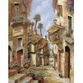 Картина «Пальмы на крышах» - Борелли, Гвидо (20 век)
