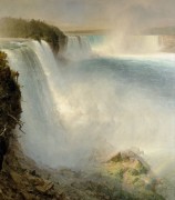 Вид на Ниагарский водопад со стороны США - Чёрч, Фредерик Эдвин
