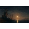 Лунная ночь над Днепром - Айвазовский, Иван Константинович
