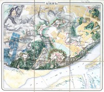 Карта Киевской крепости. 1833 г