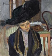 Женщина в черной шляпе - Боннар, Пьер