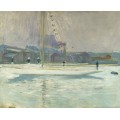 Яхта, входящая в порт, 1899 - Эллё, Поль-Сезар