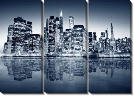 Модульная картина «Нью Йорк черно-белый»