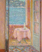 Стол с видом на море, Вильфранш-сюр-Мер, 1920 - Сиданэ, Анри Эжен Огюстен Ле 