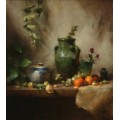 Зеленая ваза и мандарины - Ридель, Давид