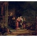 Встреча Марии и Елизаветы - Рембрандт, Харменс ван Рейн