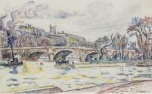 Новый мост, Париж, 1930 - Синьяк, Поль