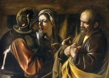 Отречение святого Петра - Караваджо, Микеланджело Меризи да