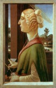 Катерина Сфорца в образе святой Екатерины - Боттичелли, Сандро