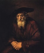 Портрет старого еврея - Рембрандт, Харменс ван Рейн