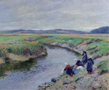 Прачки на берегу реки, 1910 - Мадлин, Поль