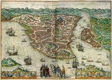 Карта Константинополя