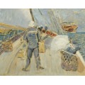 На судне, 1897 - Эллё, Поль-Сезар