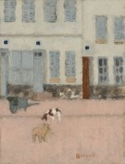 Две собаки на пустынной улице - Боннар, Пьер