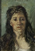 Портрет женщины с распущенными волосами, 1885 - Гог, Винсент ван