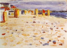 Пляжные корзины в Голландии, 1904 - Кандинский, Василий Васильевич