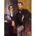 Эдмонд и Тереза ​​Moрбилл, 1867 - Edmond et Thérè1se Morbill  Huile sur Toile  116,5x88,3 cm  Boston, Museum of - Дега, Эдгар