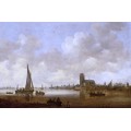 Вид на Дордрехт - Гойен, Ян ван