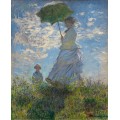 Прогулка, женщина с зонтиком, 1875 - Моне, Клод