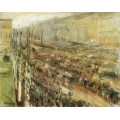 Военный парад на Парижской площади, 1918 - Либерман, Макс