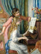 Две девушки за пианино - Ренуар, Пьер Огюст