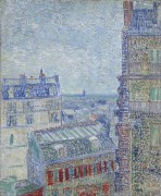 Вид Парижа из комнаты Винсента на улице Лепик (View of Paris from Vincent's Room in the Rue Lepic), 1887 - Гог, Винсент ван