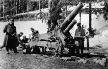 Французские тяжелые пушки, Первая мировая война