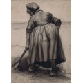 Крестьянка копает (Peasant Woman Digging), 1885 - Гог, Винсент ван