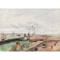 Пристань и семафор порта, 1903 - Писсарро, Камиль
