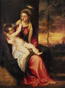 Мадонна с Младенцем - Тициан Вечеллио