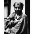 Густав Климт Холдинг со своей кошкой