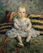 Ребенок на софе (Портрет Мориса Юго) - Кайботт, Густав