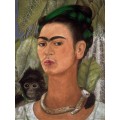 Автопортрет с обезьянкой - Кало, Фрида