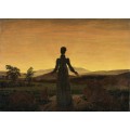 Женщина перед восходящим солнцем, 1818-20 - Фридрих, Каспар Давид