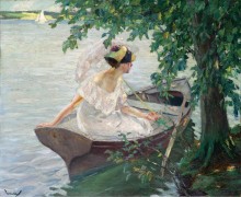 Прогулка на лодке, 1917 - Какьюл, Эдвард